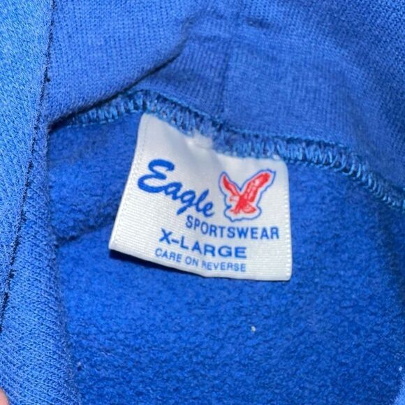 Vintage Fort Valley State College Men’s Hoodie Sweater Eagle Sportswear USA XL - Picture 4 of 8